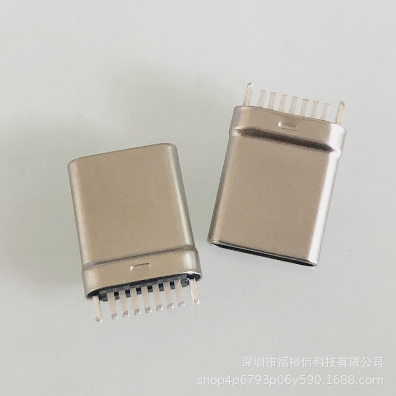 16P 夹板 TYPE-C公头/CM 夹板式公头转接头 拉伸式外壳-阿里巴巴
