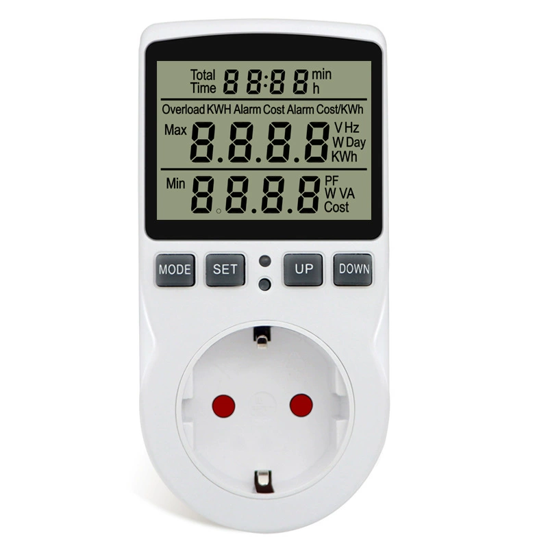 Фабрика прямых продаж Европейская электрическая розетка для измерения мощности