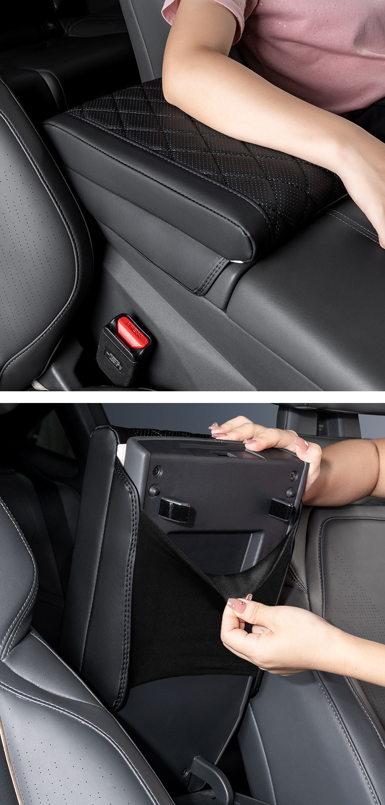 Suitable for Honda Civic Accord Yishipai Armrest Box Pad Memory Foam Central Armrest Box Heightening Protective Pad