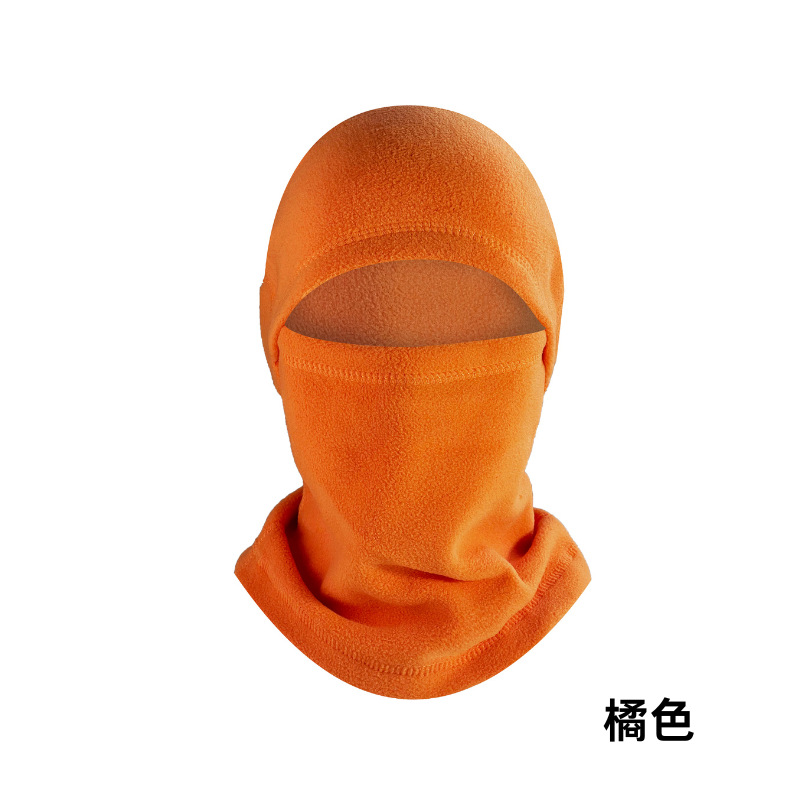 Invierno ciclismo máscara caliente cubierta de cuello multifuncional sombrero de esquí cubierta de cabeza de pelusa agitada con cubierta de pelusa cubierta de cuello