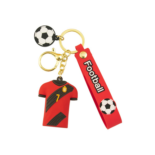  FIFA World Cup Star Jersey Figure Keychain Fan Gift Souvenir CR7 World Cup Ornament