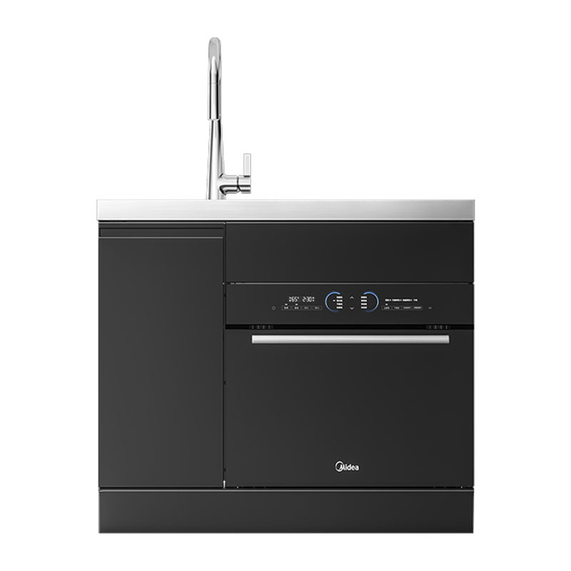 Midea Integrated Sink Dishwasher Xh09 Variable Frequency 13 Sets Energy-Saving Layered Washing Embedded Integrated Household Sink