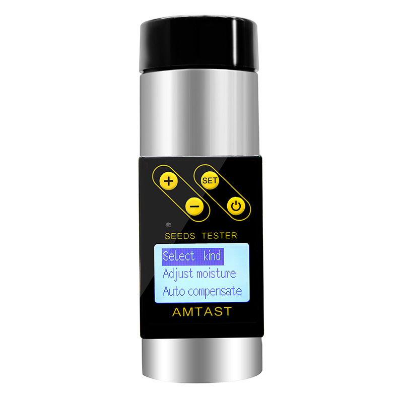 不锈钢粮食水分仪AMT157咖啡豆大米小麦可可豆菜籽湿度计含水率检