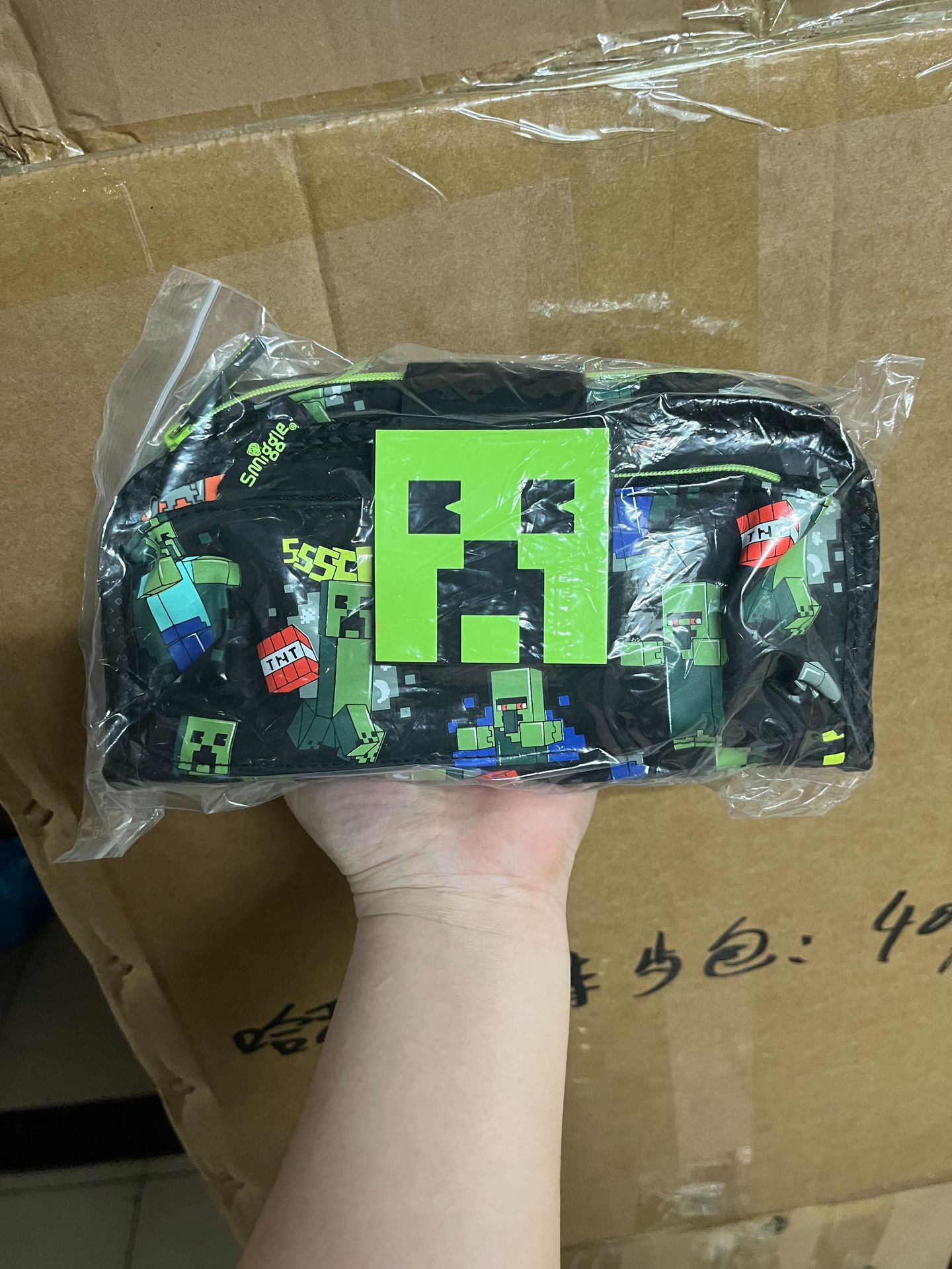 Australia smiggle mochila escolar escuela primaria dibujos animados Minecre-world mochila de gran capacidad mochila bolsa de comida serie