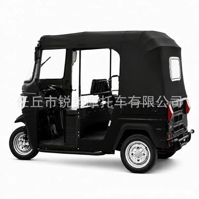 Fuel-powered three-wheeled motorcycle with canopy for passenger transport, Southeast Asian cross-border TUK-TUK passenger three-wheeled motorcycle (Sərnişin üçtəkərli motosikllar)