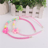 Children's hair accessory girl's, beads, cartoon headband, hairpins for princess, wholesale