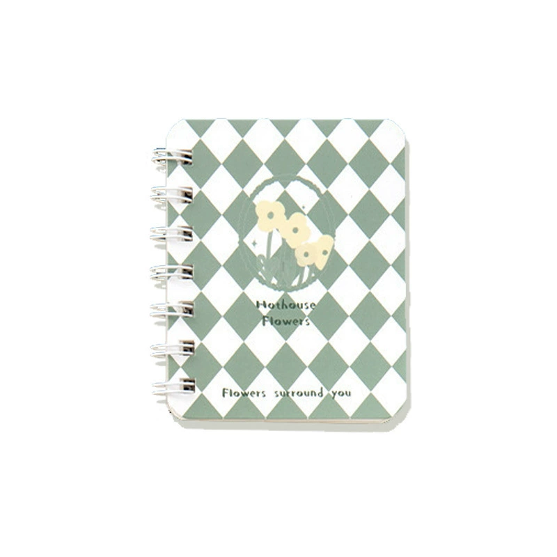 Cartoon handheld book for students, laptop, stationery, scheduler