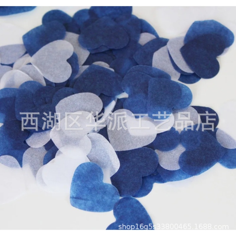 10g colorido 2.5cm confeti de amor fiesta de bodas de San Valentín sosteniendo pétalos globos transparentes relleno de bola de olas