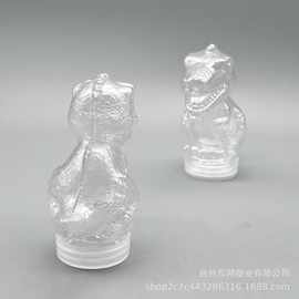 70ml 透明恐龙造型塑料瓶 食品级糖果饮料分装瓶厂家批发可定制