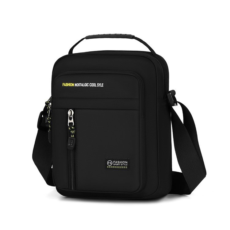 Comercio exterior nuevo bolso de hombro de moda para hombres, bolso de mano de viaje simple, bolso de hombro práctico tridimensional versátil