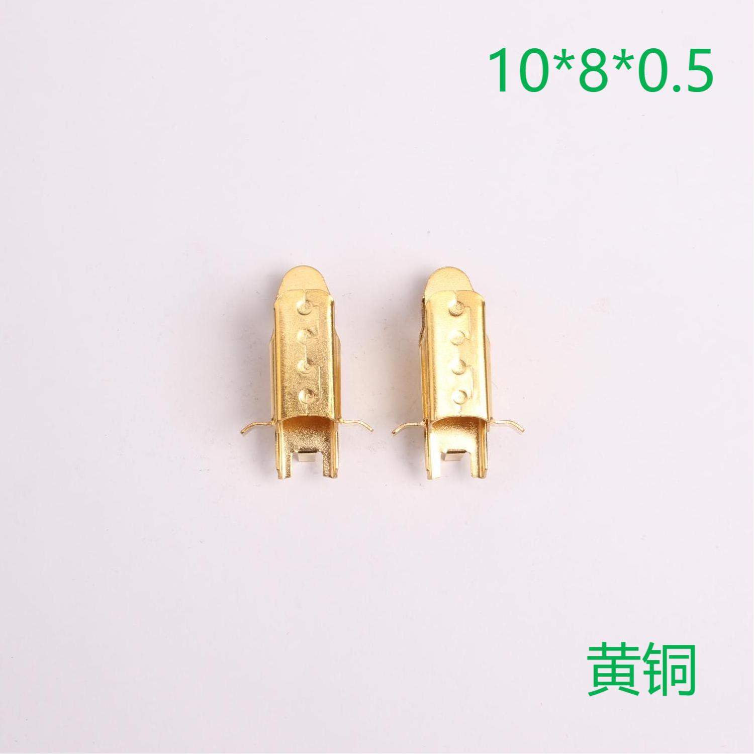 厂家供应10*8*0.5型号刷盒   黄铜材质  碳刷架组件 厂家推出