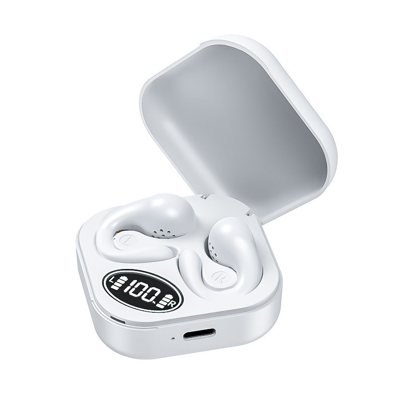 No-en-oído auricular inalámbrico Bluetooth deportes binaural mini invisible oído-montado deportes ultra-larga espera fábrica al por mayor