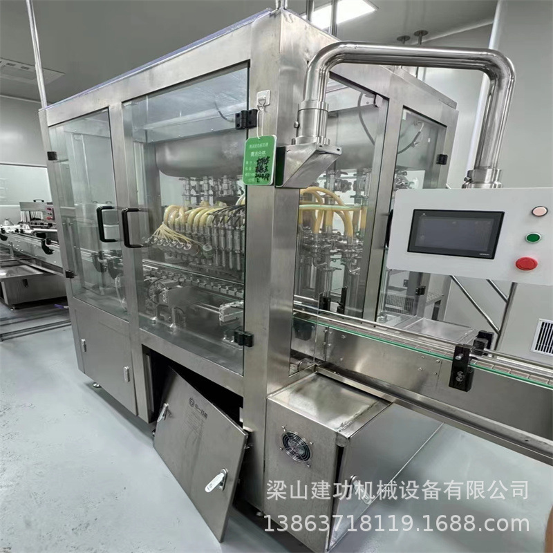 二手苹果醋灌装机 铝盖锁盖机 保健品口服液糖浆灌装生产线 回收