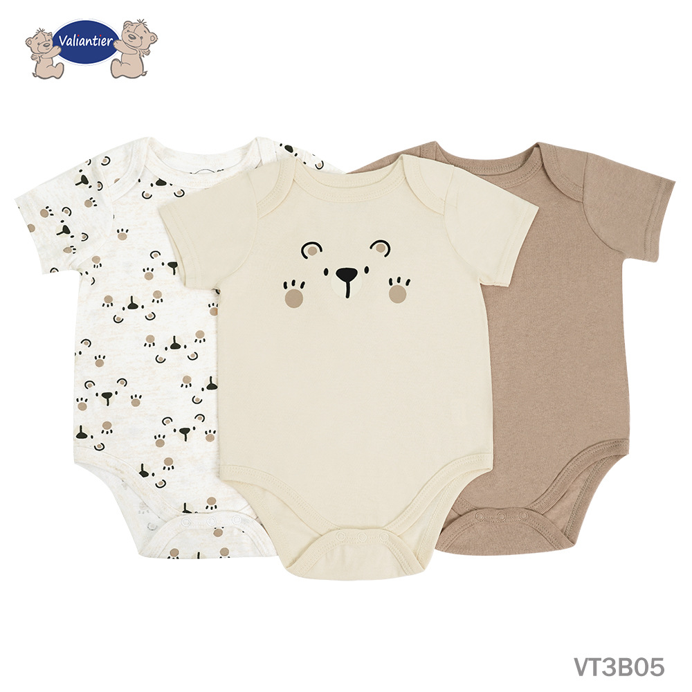 Tres piezas para bebés recién nacidos, ropa unida, ropa de escalada, valiantier, triángulo corto, ropa corta.