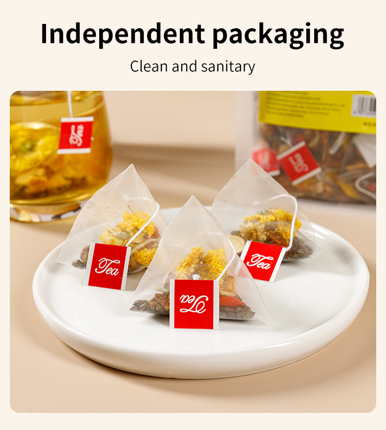 Chrysanthemum Cassia Seed Tea Jue Ming Zi Herbal Tea Bags 5g x 30 Cold Brew Flower Tea 150g quality and texture