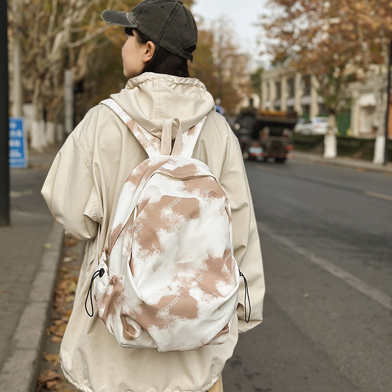 Tendencia de gran capacidad, bolsos impermeables personalizados, ocio y ocio, mochilas de clase para estudiantes, bolsos de cercanías simples y ligeros