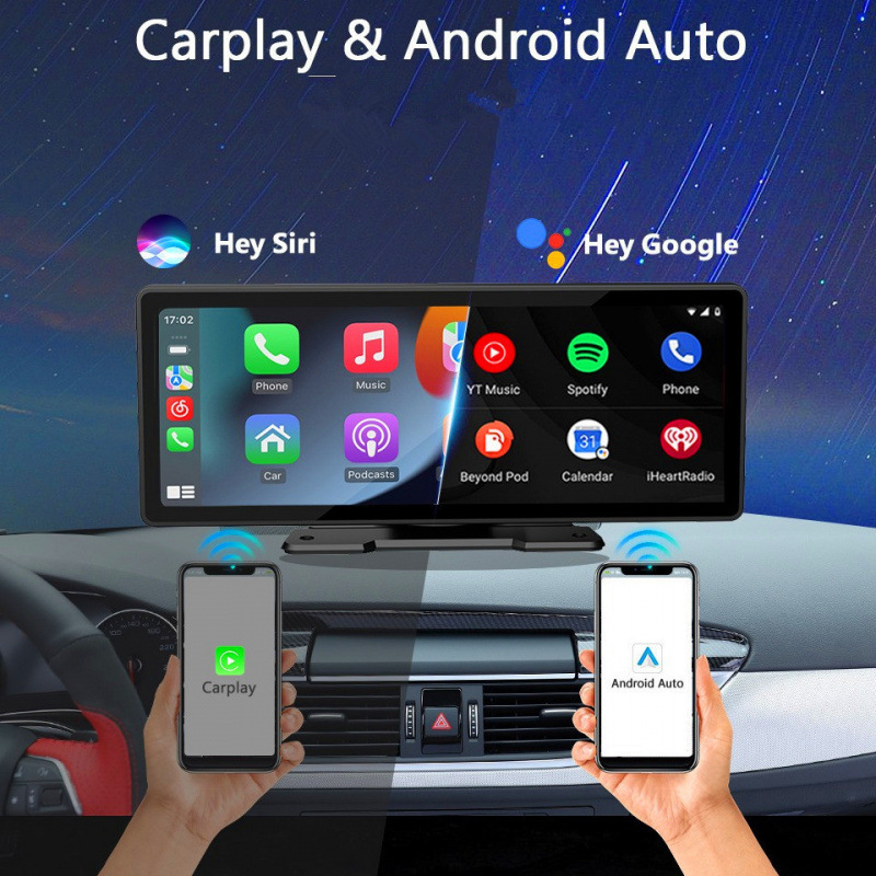 10.26インチcarplay携帯スクリーン車載MP5ナビゲーションバックインターネット車載bluetooth再生4k記録計