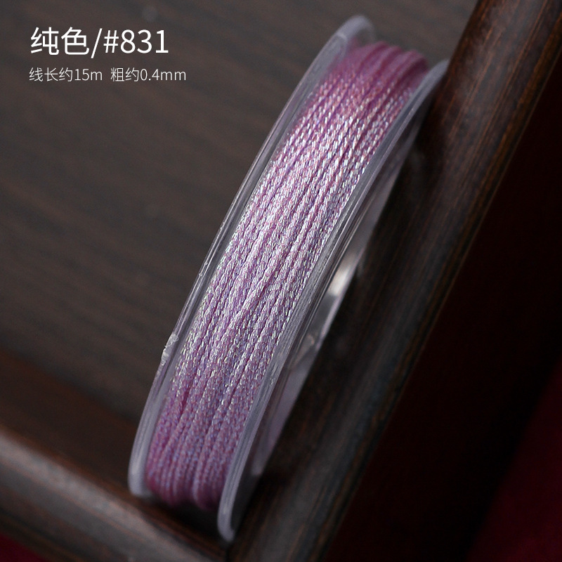 小巻6本の幻彩線六本糸セット段染手織りちまき蓮のブレスレット手綱金糸diy|undefined