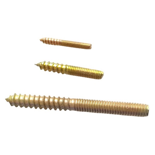 Single-point double-headed tooth metric m4m5m6m8m10 dining table sofa foot stair handrail pre-embedded self-tapping nail double-headed tooth