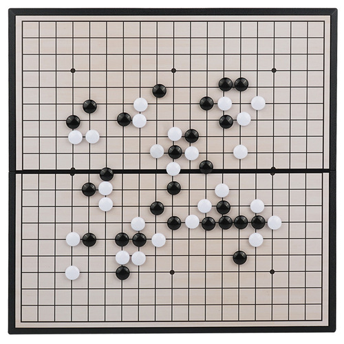 Panduo big box magnetic Go GAME 19-way black and white chess classical game teaching aids for primary school students