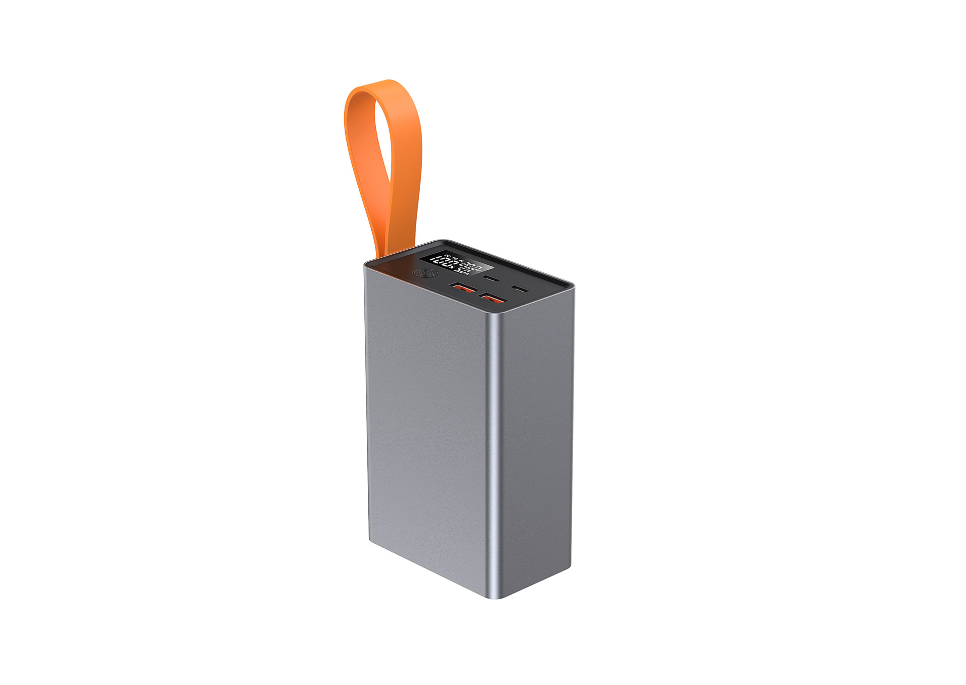 Aluminum Alloy Ultra-Large Capacity 40000mAh Power Bank with PD Bidirectional Fast Charging Durable Portable Mobile Power Supply for Students and Outdoor Use