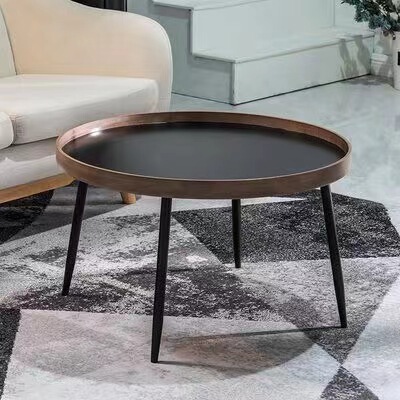 工場直販北欧コーヒーテーブルリビングルーム組み合わせクリエイティブラウンド小さなコーヒーテーブルカジュアルライト高級ハイエンド小さなテーブル|undefined