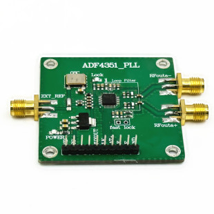 RF debugging ADF4350 ADF4351 PLL phase-locked loop RF signal source frequency synthesizer