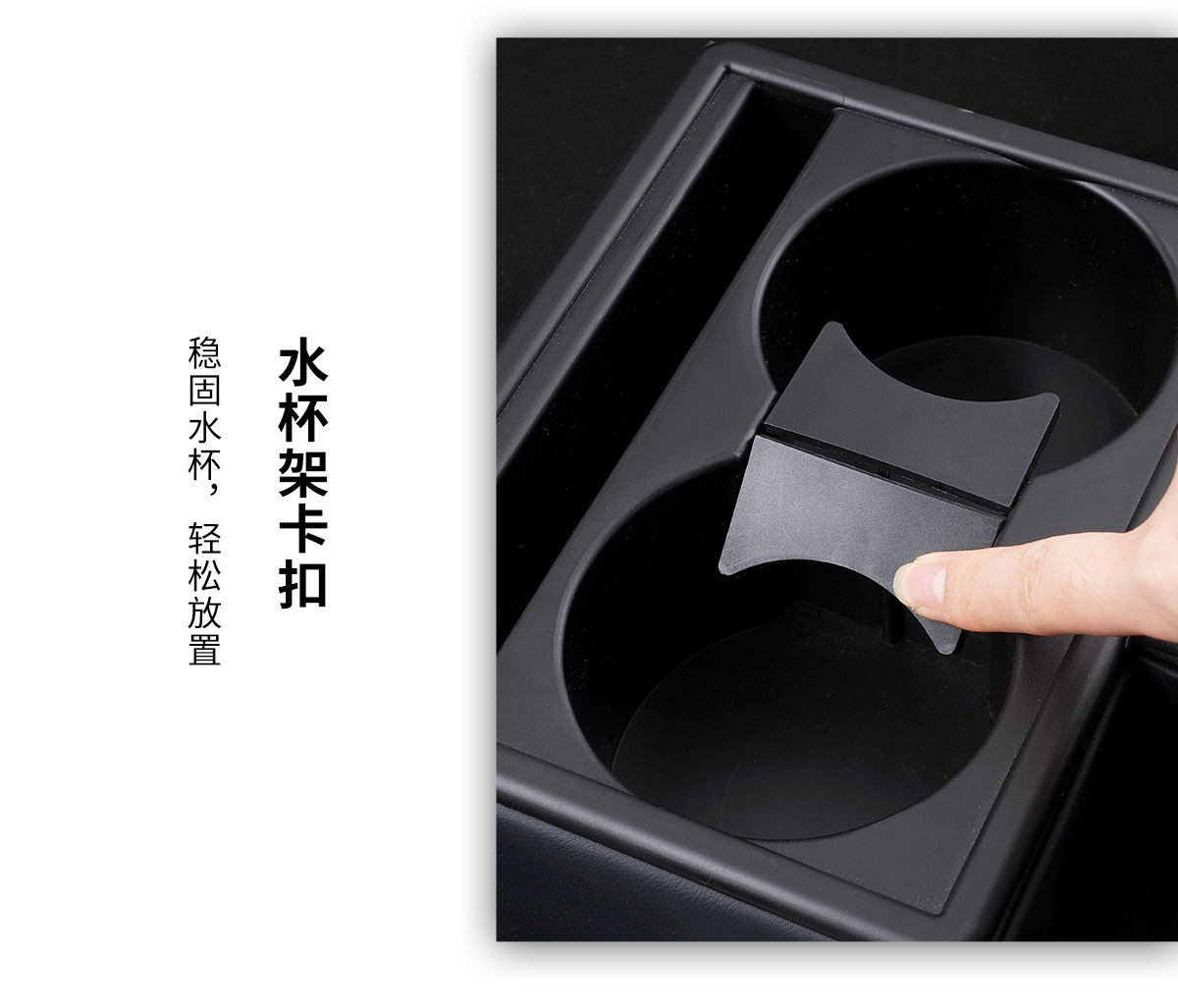 Cross-Border Multifunctional Car Storage Box Made of Natural Wood, Tissue Box, Cup Holder, Car Armrest Box, Heightening Pad, Storage