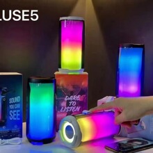 pulse5蓝牙音箱全屏炫彩灯光户外家用电脑桌面小型音响RBG调节