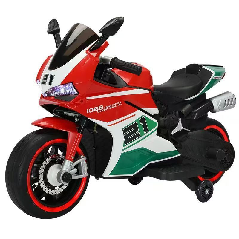 Motocicleta eléctrica para niños para dos adultos, coche de juguete de bebé super grande, coche de batería recargable para niños y niñas