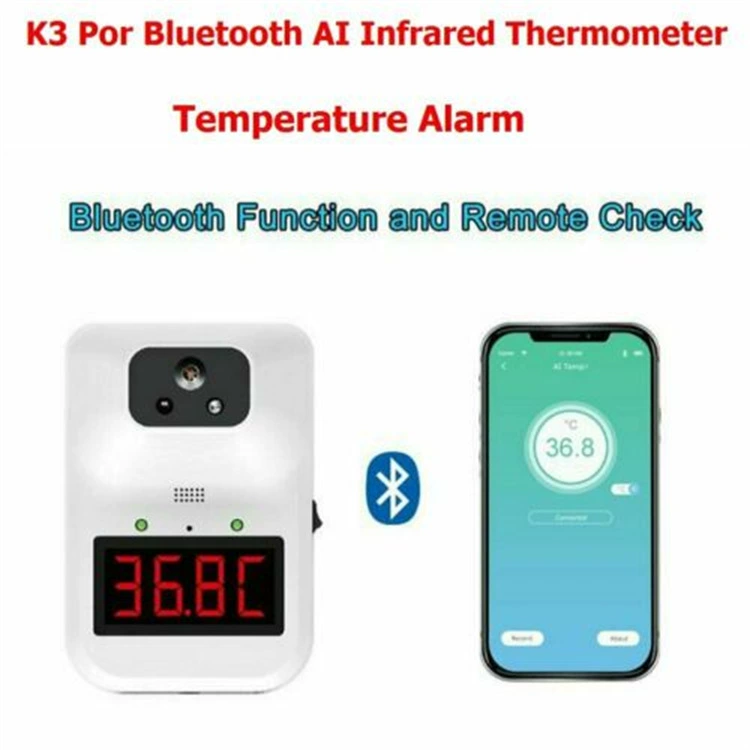 Трансграничный K3 Pro Bluetooth термометр дальнего инфракрасного бесконтактного автоматического индукционного настенного настенного измерения температуры на месте