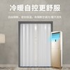 pvc Sliding door kitchen indoor fold simple and easy Partition door suspension Telescoping Sliding door Temporary Gas Check before acceptance