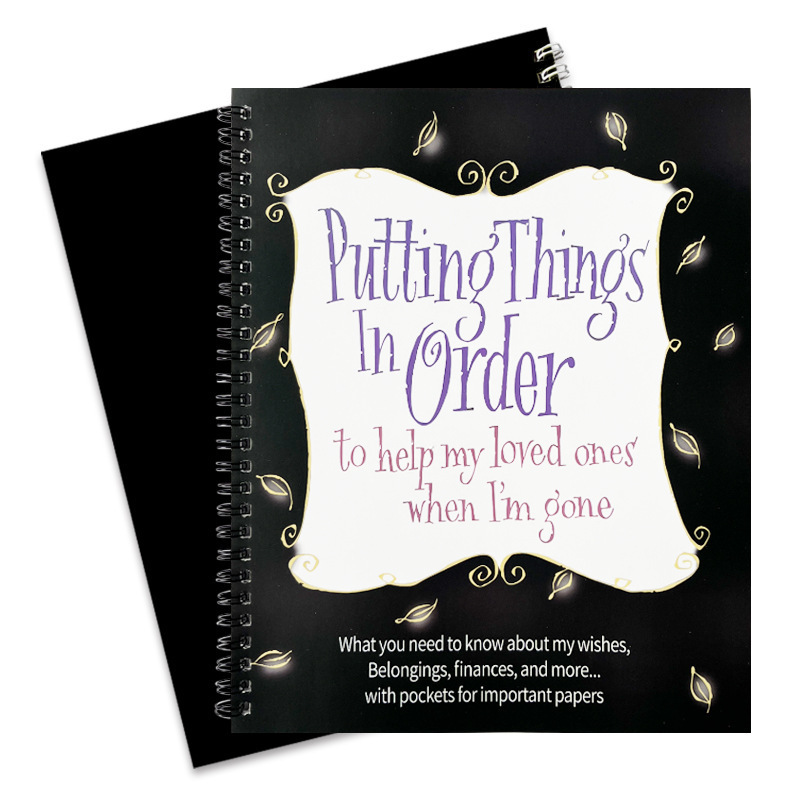 Puttingthingsinorder Life Planning Book, a Special Planner for Recording Life Plans, Loose-Leaf