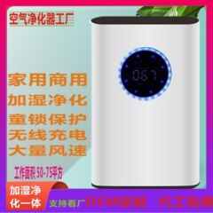 Humidifier Negative Ion Air Purifier Home UV Sterilization and Disinfection Wireless Charging Smart Electric Negative Ion Humidifier