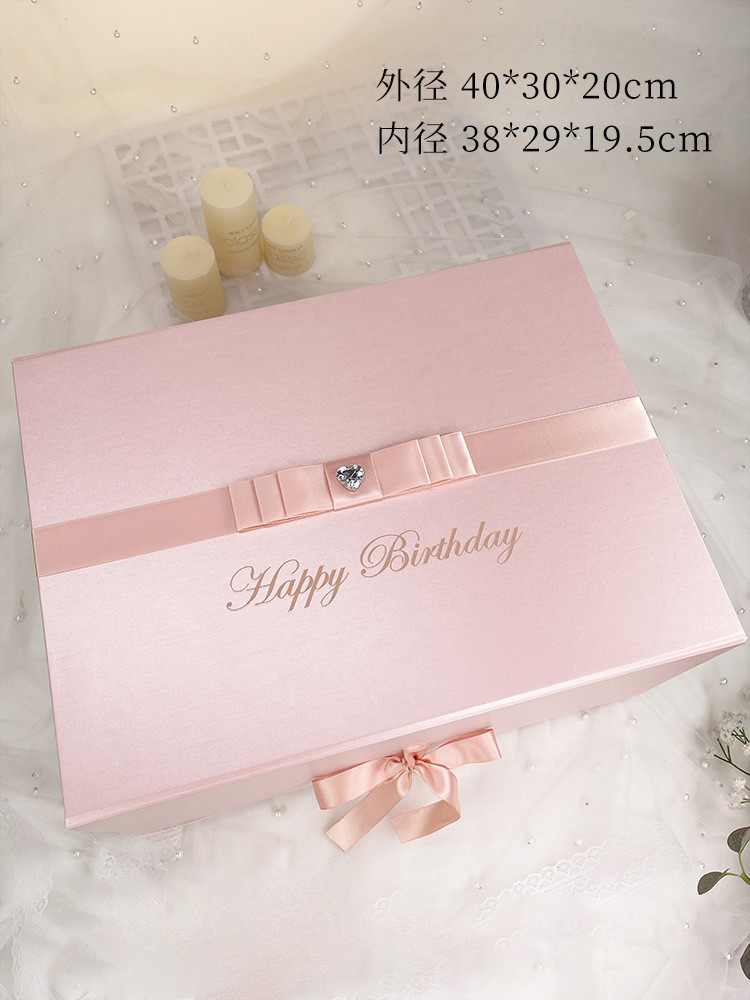 Qixi hecho a medida caja de boda flor princesa vestido de regalo de cumpleaños vestido de boda vestido de noche traje de regalo