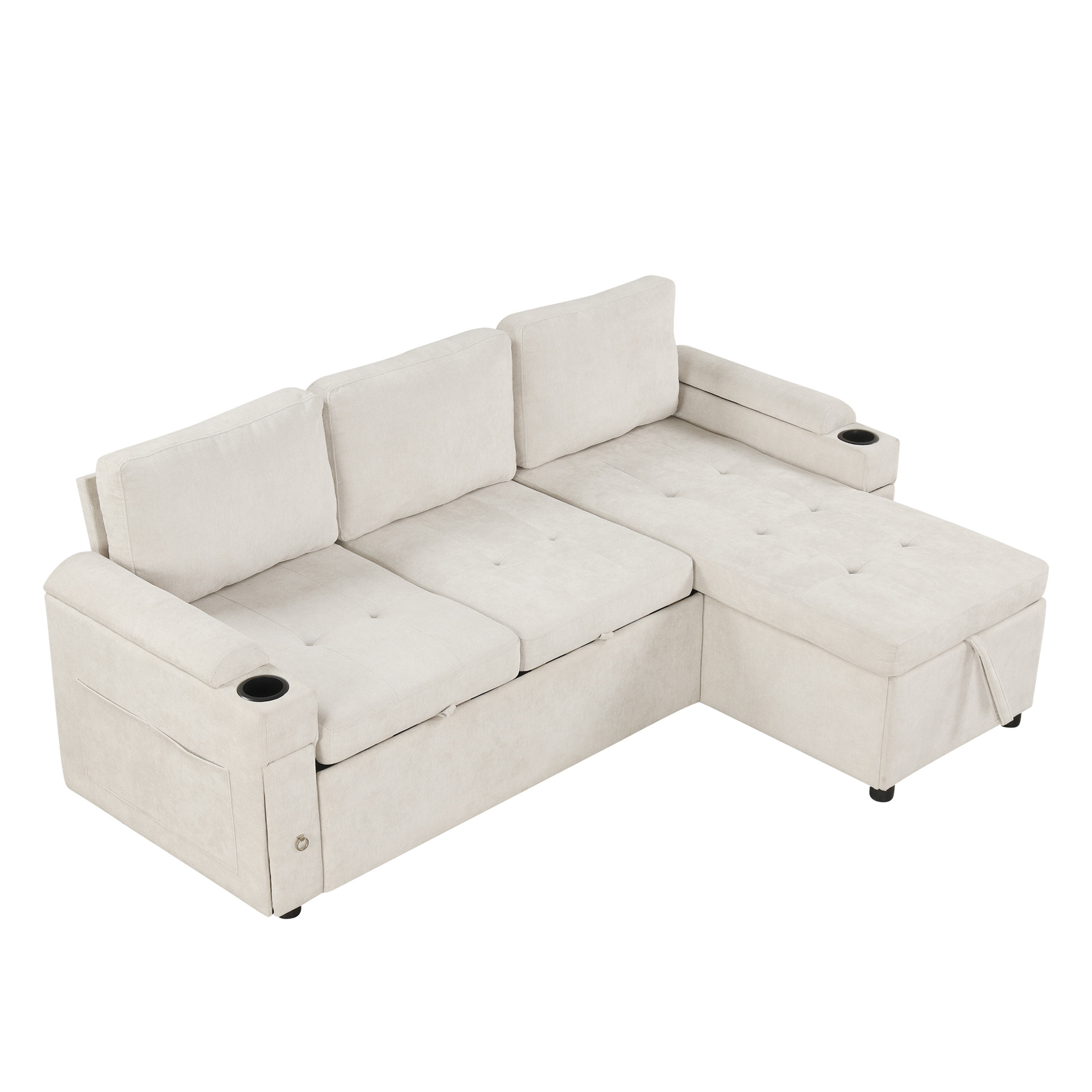 Sofá minimalista, tela, hogar, sala de estar, piso, sofá de tela de tecnología de apartamento grande y pequeño, simple moderno image 5
