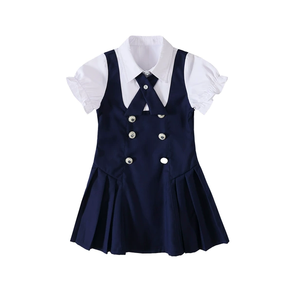 Navy blue girl's dress