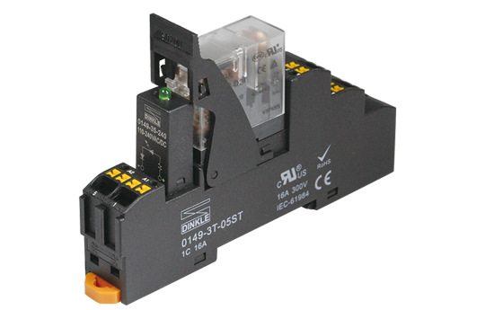 ���DINKLE Jϵ�н�����ֱ��ʽ���� �̵���,120VAC, 1C,12A���С