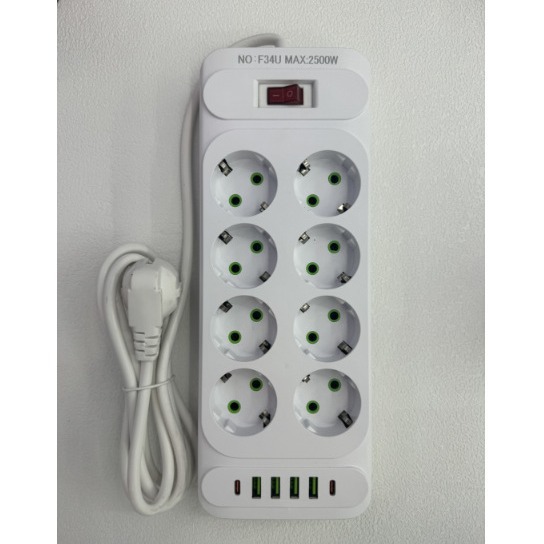 Amazon enchufe Eurofuge F34U salida USB de carga europea TYPE-C enchufe Eurofuge placa de conexión