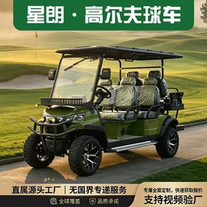 Electric golf cart with 2-8 seats for resort communities, B&Bs, scenic areas, hotels, open-top sightseeing and reception golf carts