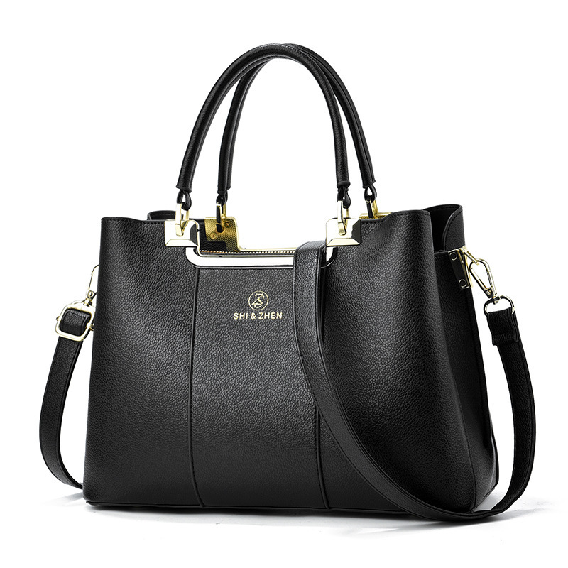 Bolso 2025 nuevo estilo de moda bolso de mujer hombro de mediana edad bolso de mano de gran capacidad bolso de mamá