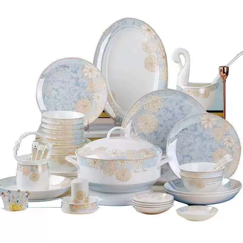 Tableware, ceramic set, gift box, light luxury style