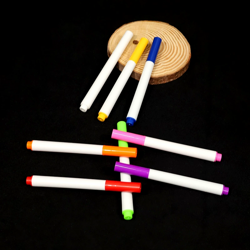  Chalk, ecological set dust-free, fluorescence lamp, erasable board, 8 colors