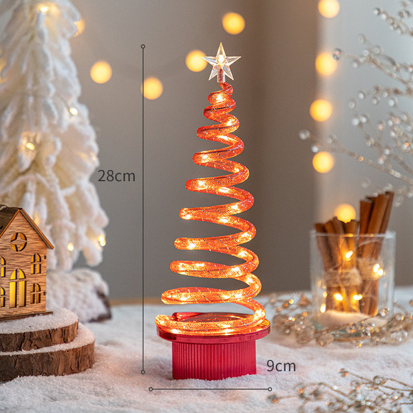 Cross -border desktop glow Christmas tree Christmas decorative props…