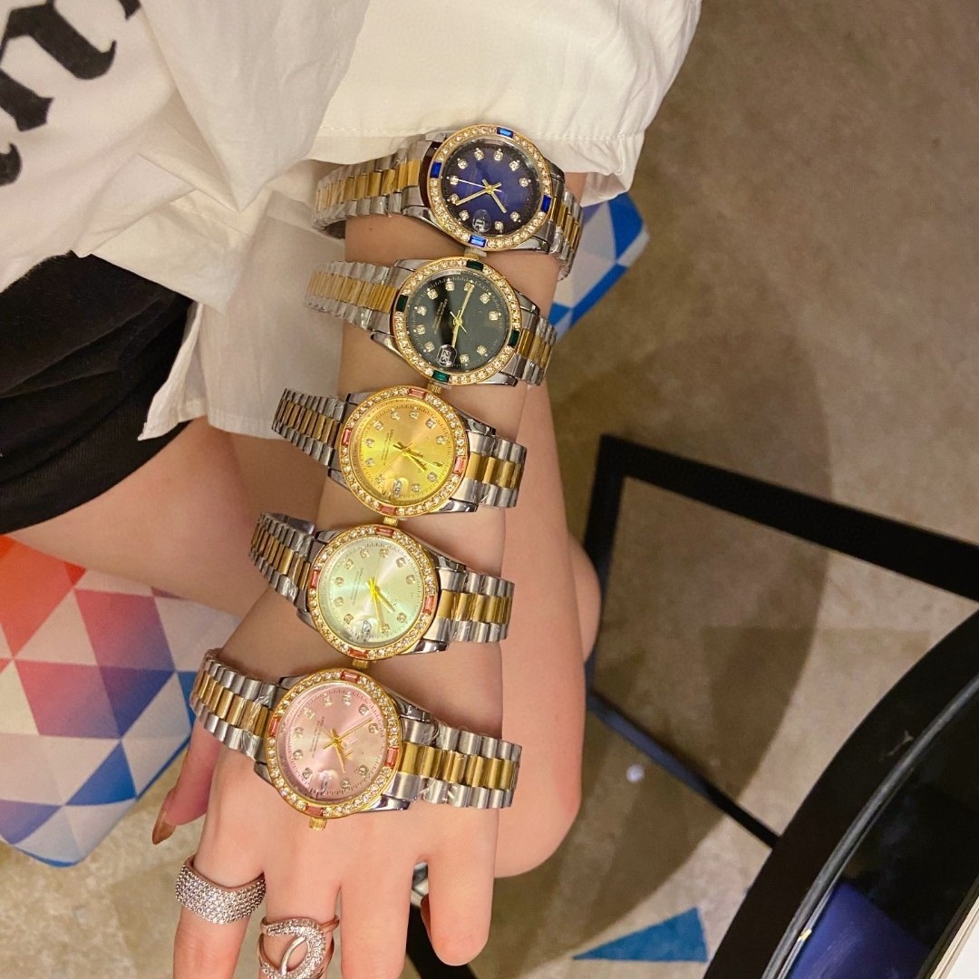 Micro-Business Laolijiasishi Diary Series Fashion Trend Steel Strap Watch Women's Famous Watch Quartz Watch Women's and Men's Delivery