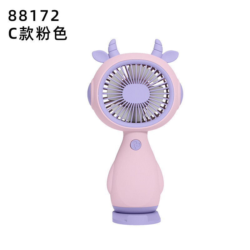 創造的な新型ミニ子供用手持ち扇風機、学生向けポータブルUSB充電式扇風機|undefined