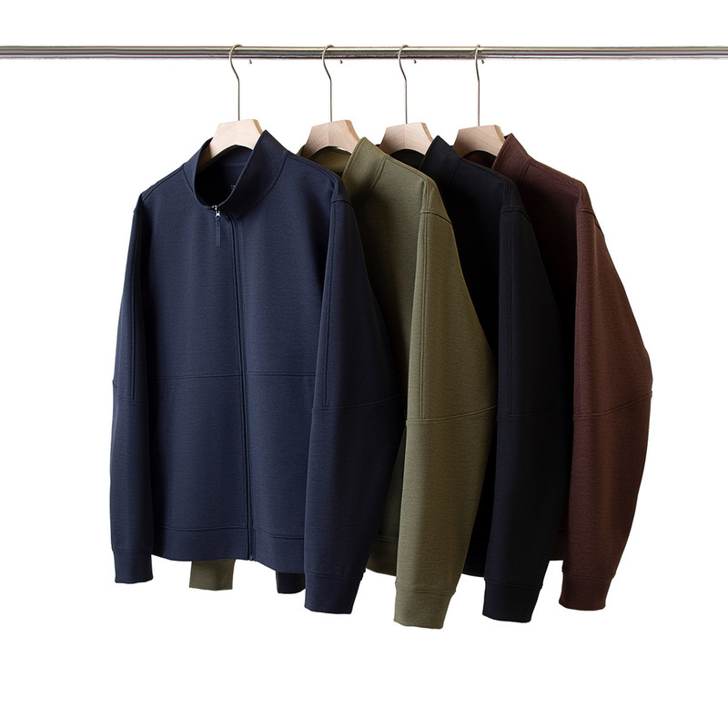 Spring 2026 Youth Men's Hoodless Stand Collar Thin Polyester Fiber Breathable Anti-Wrinkle Business Casual Jacket Spring 2026 Youth Men's Hoodless Stand Collar Thin Polyester Fiber Breathable Anti-Wrinkle Business Casual Jacket