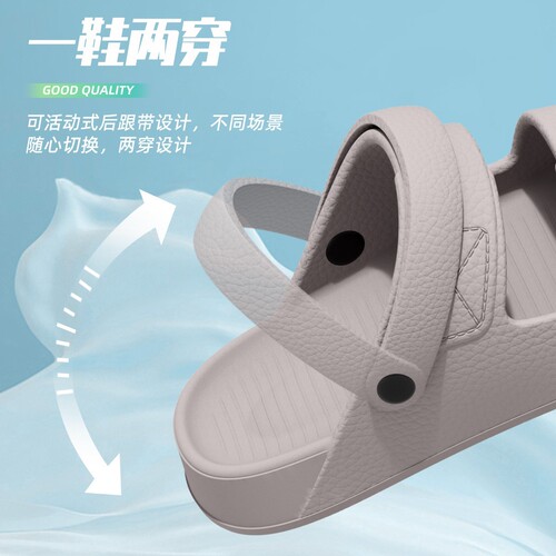 Men's Summer Driver Sandals Outdoor Wear Anti-Slip Durable Beach Outdoor Driving Slippers for Men