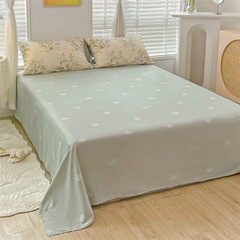 Carefully selected small fresh ins style pure cotton bed four-piece set 100 cotton sheets quilt cover bed sheet student three-piece set