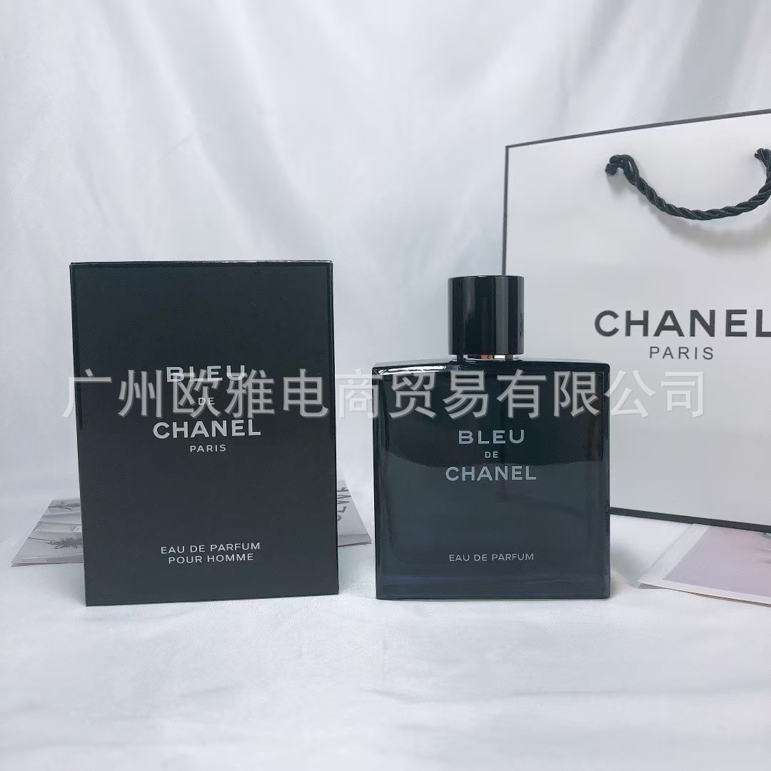 Perfume azul de marca, encuentro verdadero, desierto, ébano, amor, pecado, amor, hombre, Napoleón, cariño 100ML